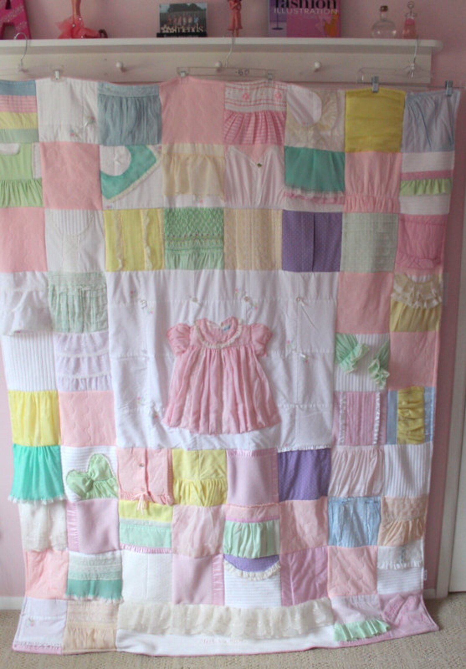 Extra Large Custom Baby Clothes Quilt Memory Blanket Etsy