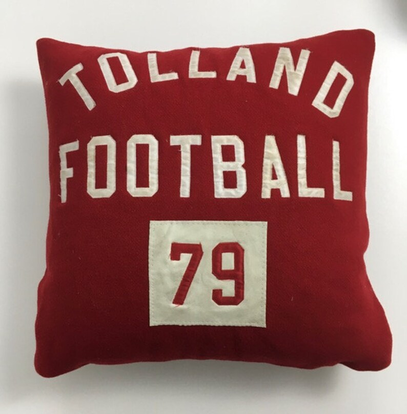 Custom Varsity Jacket Pillow With Insert Varsity Jacket School Memory Pillow image 9