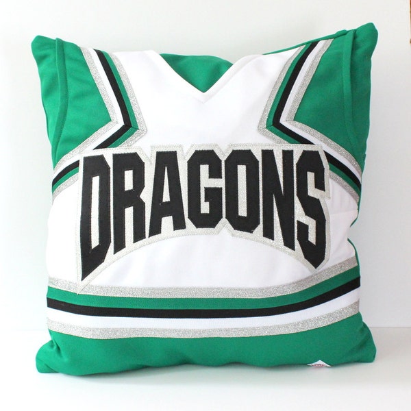 Custom Cheerleading Uniform Pillow -  Memory Pillow - Cheer Uniform