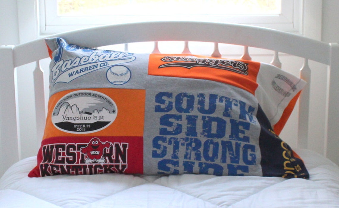 Custom T Shirt Pillow Case Pillow Sham Memory Pillow Etsy