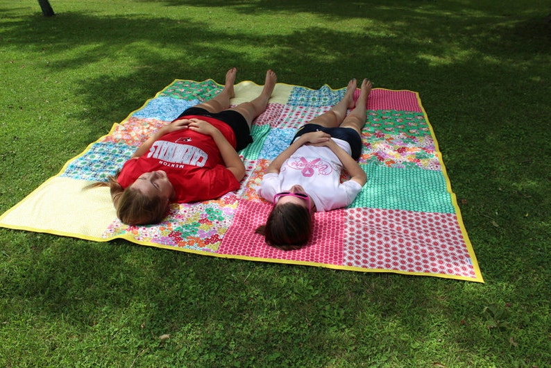 Picnic Blanket Oversized Beach Blanket Custom Picnic Etsy