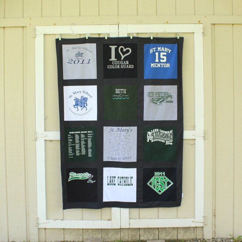 memory blankets made from shirts