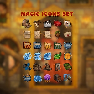 Paquete de iconos mágicos de magos (iOS/Android)