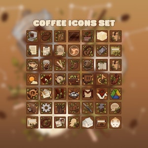Cute Coffee Icons Pack (iOS/Android)
