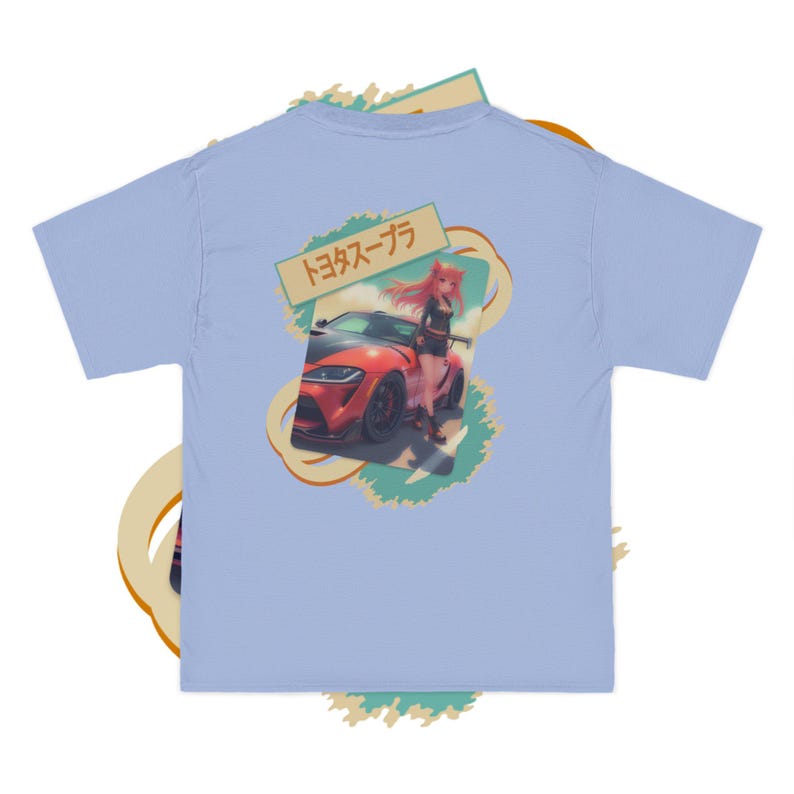 Anime JDM Car Tee Shirt Supra Beefy-t® Short-sleeve T-shirt, Graphic ...