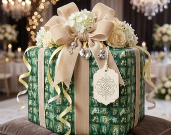 Lily of the Valley Wrapping Paper, Spring Wedding Floral Design