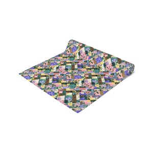 Floral Table Runner with Patchwork Design | Cotton or Polyester Options image 9