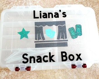 Customized Snack Box Musical Theater | Custom Name Snack Box | Show Personalized Snackle Box