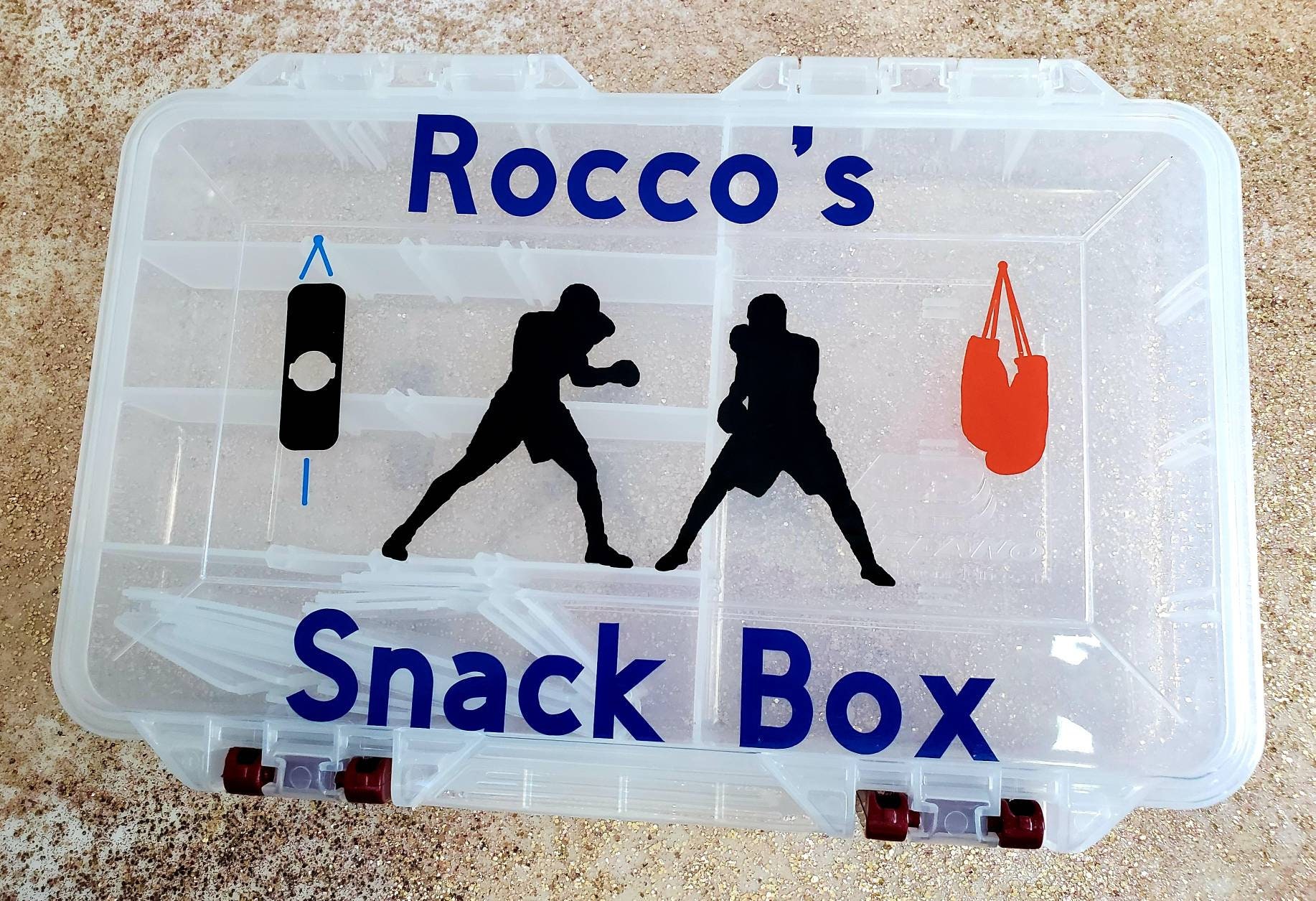Customized Snack Box Sports Boxing Personalized Snackle Box Rocky
