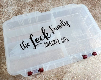 Personalized Snackle Box BPA Free, Charcutterie Box, Snack Box