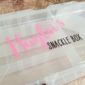 Customized Snack Box | Personalized Name Snackle Box | Custom Name Box