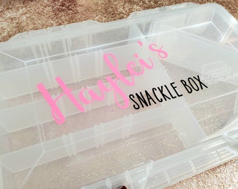 Customized Snack Box | Personalized Name Snackle Box | Custom Name Box