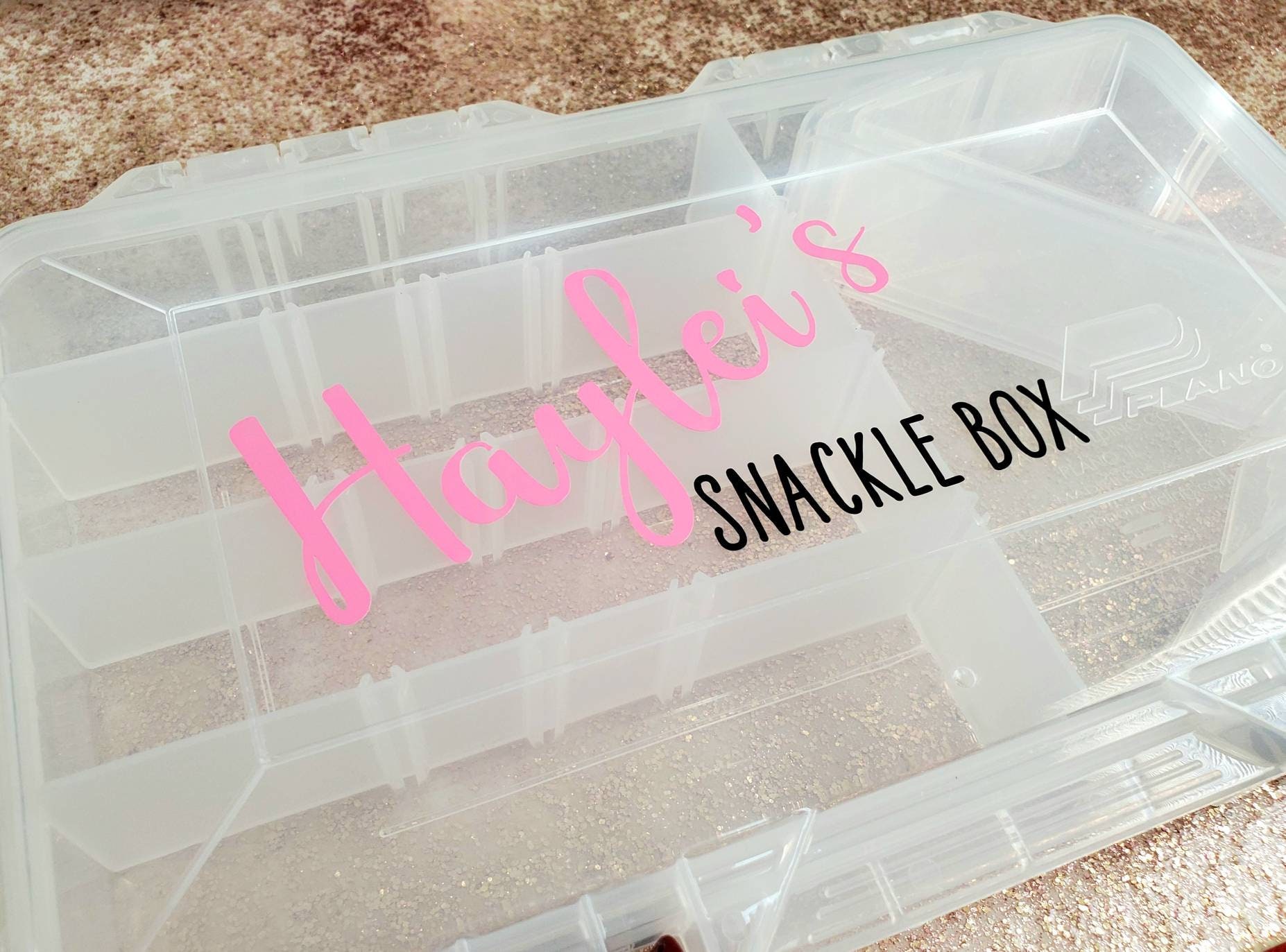 Customized Snack Box Personalized Name Snackle Box Custom Name Box