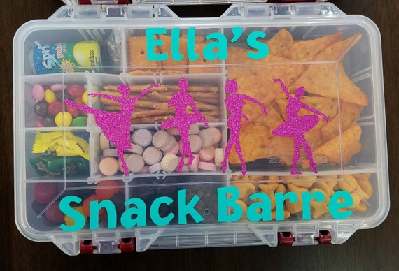 Customized Snack Box Ballet Personalized Snackle Box Custom Name