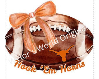UT football Longhorns PNG - Digital Download