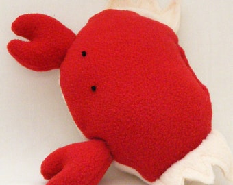 Stuffed Crab Printable PDF Pattern