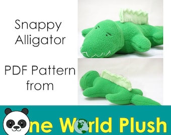 Stuffed Alligator PDF Pattern Printable