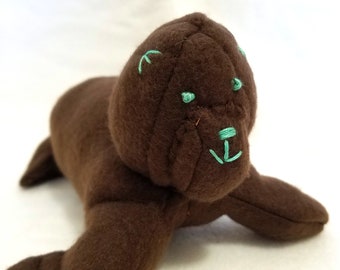 Steller Sea Lion Stuffed Animal Plush low carbon footprint charity donation seal marine animal