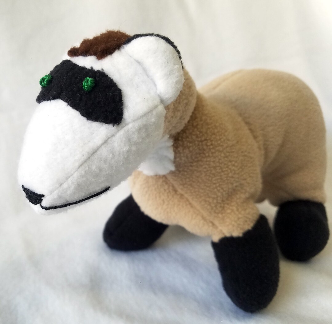 Blackfooted Ferret Stuffed Animal Plush BFF Endangered Etsy