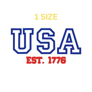 USA Embroidery Design | 4th Of July Embroidery File | America Machine Embroidery Designs | Patriotic Embroidery Files | Digital Embroidery