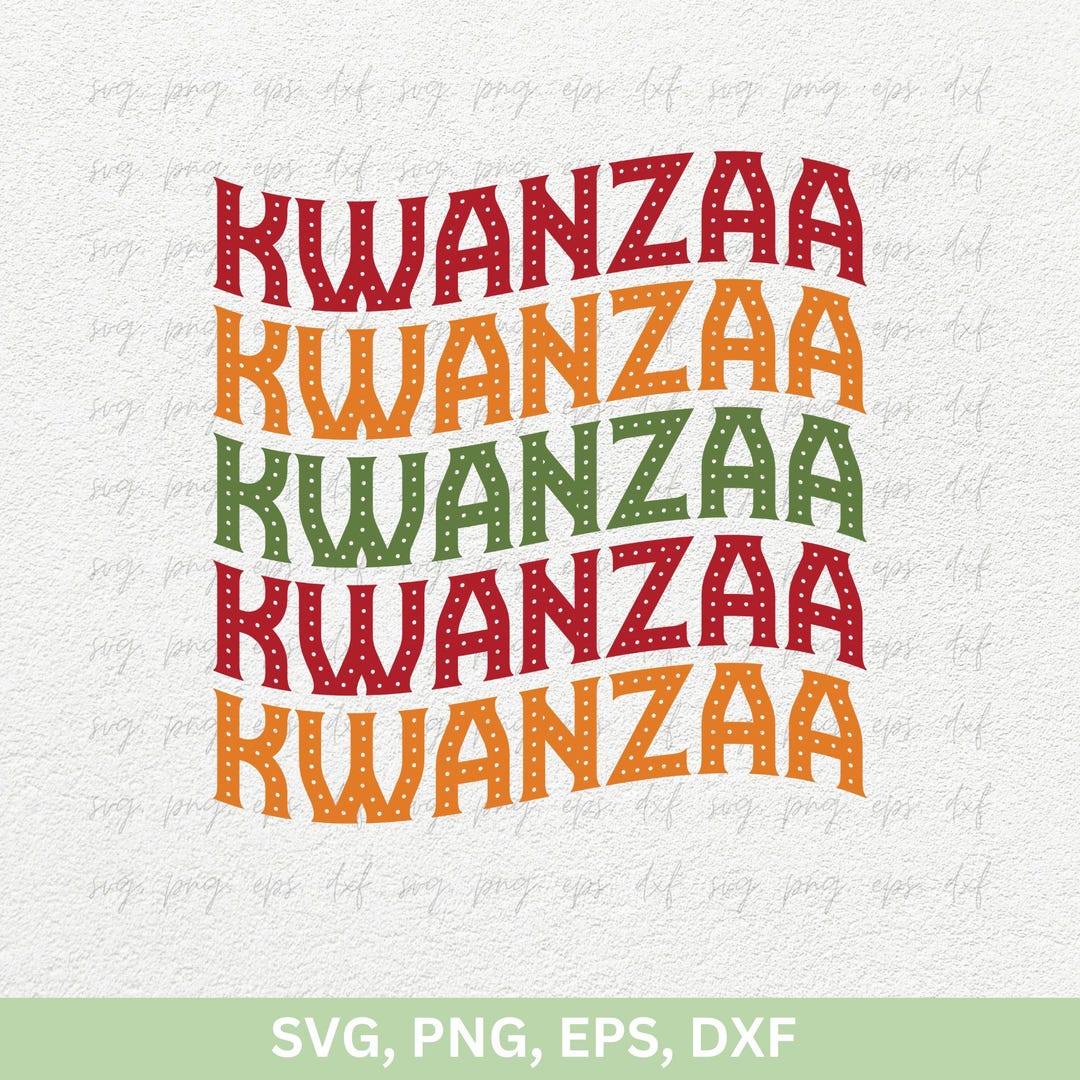 Kwanzaa Shirts Svg Png, Kwanzaa Design Svg Clipart Dxf, Kwanzaa Lovely ...