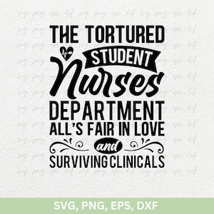 Camisas de enfermeiras estudantes torturadas SVG Png, Camisa de enfermeira futura Svg, Svg médico, Vida de enfermeira Png, Estetoscópio Svg Enfermagem Svg Arquivo de corte Cricut