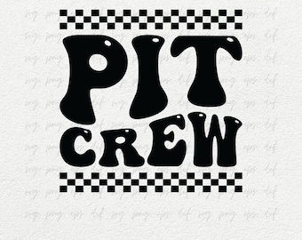 Pit Crew SVG, PNG, DXF | Car/Automotive svg, png | Car/Automotive Clipart | Racing Pit Crew Groovy tshirt svg, Racing Lover svg, png