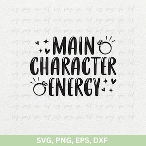 Personagem principal Energy Svg, Noivado Svg, Festa de casamento Svg, Noiva Svg, Presente de noiva, Futura noiva Svg, Chá de panela Svg, Cricut Png Eps Dxf