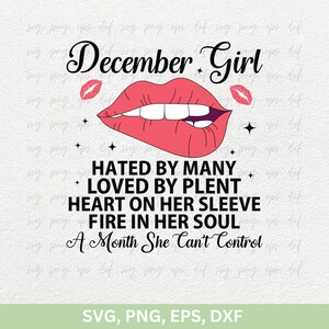 December meisje SVG | December meisje mooi cadeau SVG | December meisje Tee SVG, meisjes verjaardag shirts png | Verjaardag reis ontwerp svg png eps dxf