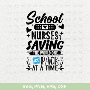 Enfermeira Escolar Svg, Camisa de Enfermeira Futura Svg, Svg Médico, Vida de Enfermeira Png, Estetoscópio Svg, Enfermagem Png, Enfermeira para Ser Eps Dxf Arquivo de Corte para Cricut