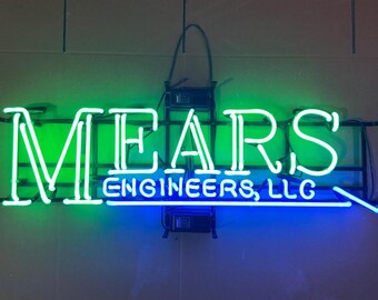 Neon Custom Construction Sign