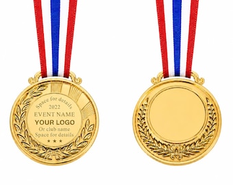 Personalized Sports Medal: Custom Engraved Aluminum Alloy Finisher Award