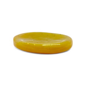 Piedra de aventurina amarilla para aliviar la ansiedad / Cristal pulido a mano para aliviar la ansiedad / Piedra de palma para la abundancia y la suerte / Herramienta antiestrés para aliviar el estrés / Curación