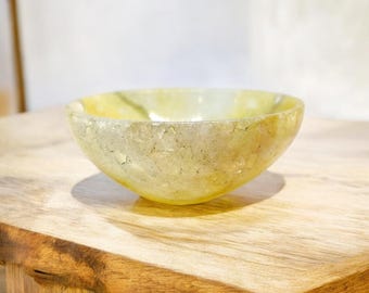 Yellow Aventurine Bowl 2 Inch | Crystal Bowl | Manifestation Bowl | Abundance Bowl | Altar Decor | Jewelry Holder | Healing Crystals | Gift