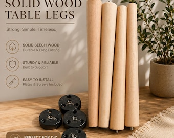 wooden picnic table legs, legs, table legs set