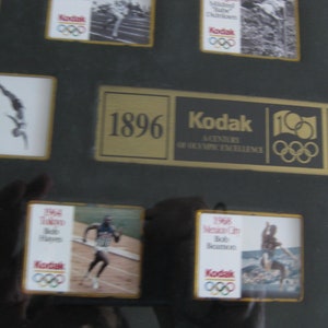 Carte Sportive Kodak Century Of Olympic Excellence - Jim Thorpe, Jesse Owens, Joyner-Kersee - PSA 9