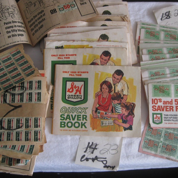 S and H Green Stamps Etsy
