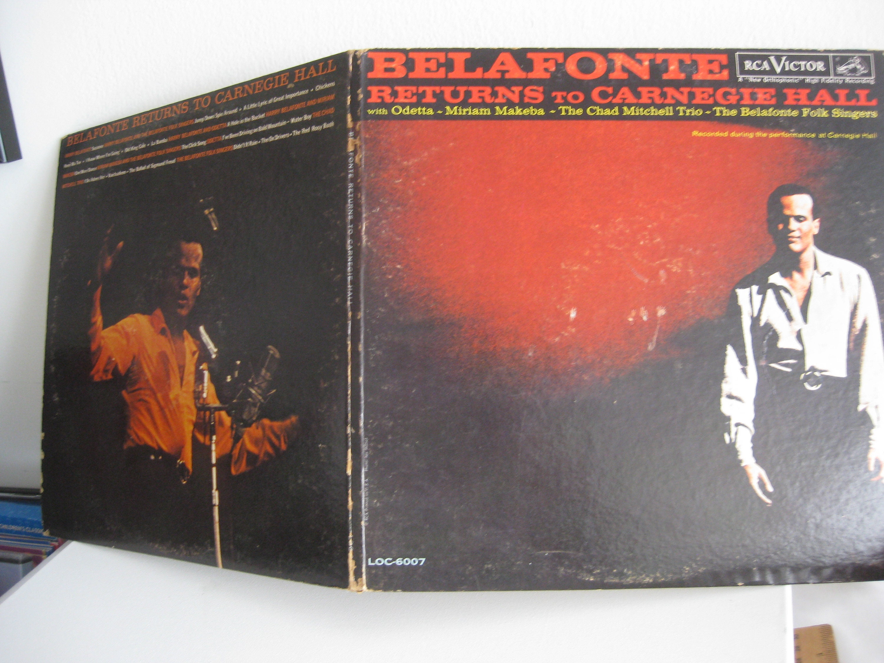 Harry Belafonte, Retuns to Carnegie Hall Concert, 1960, Double LP 