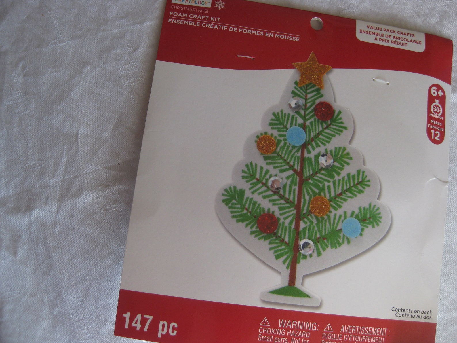 Christmas Foam Craft Kit for Kids 147 Pc. to Make/decorate 12 Etsy