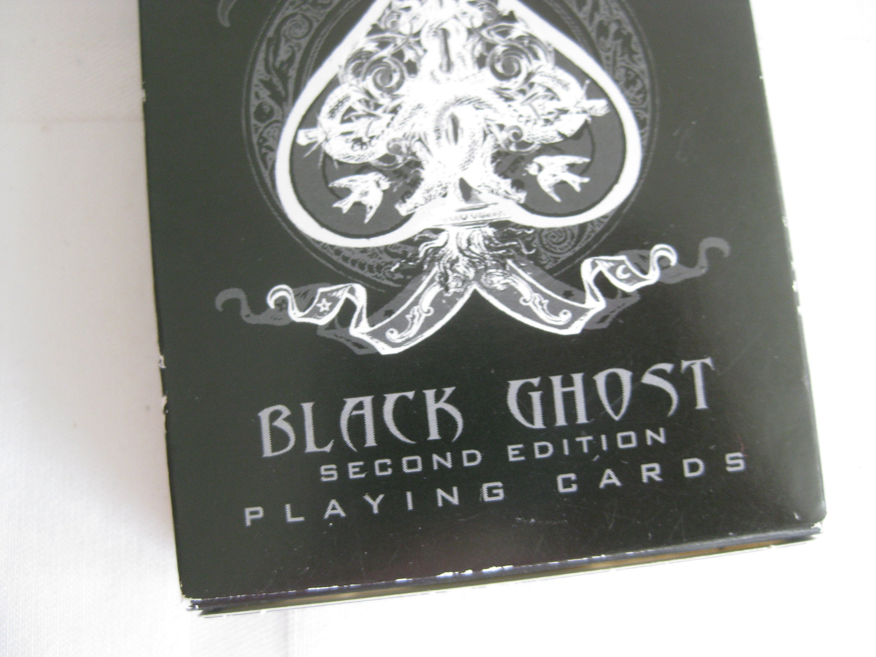 Black Ghost Playing Cards Full Deck of Black Cards New in Open