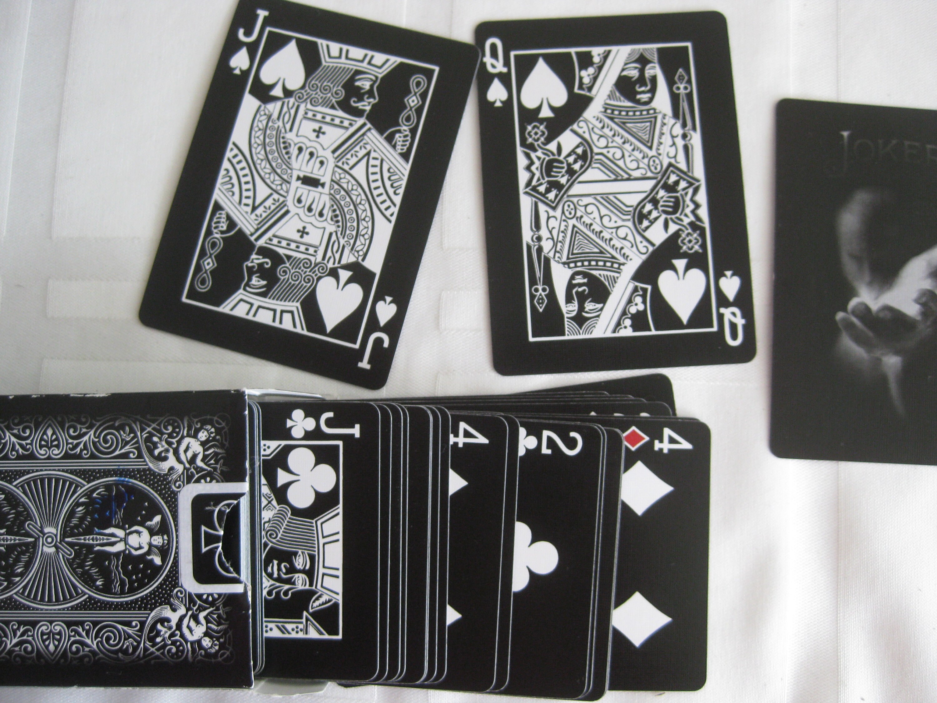Black Ghost Playing Cards, Full Deck of Black Cards, New in Open Box. Never  Played With. Great Halloween Gift to Keep or to Gift 