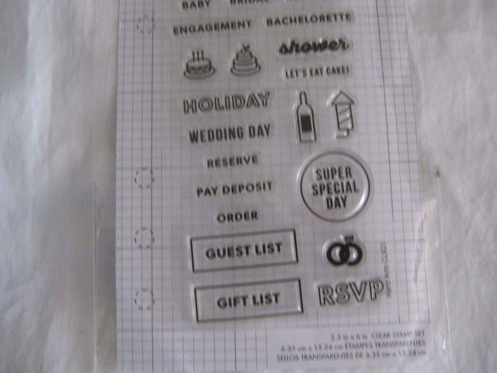 Clear Stamps Planner Clear Stamps 30 Pcs. by Hero Arts. Etsy