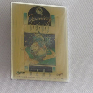 Marlines, Baseball inagural opening day 1993 ticket pin. Vintage, collectible.