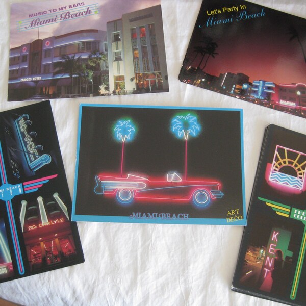 Art Deco Postcard Etsy