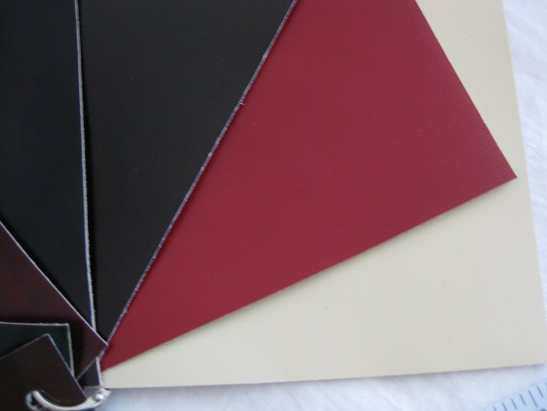 Faux leather samples Leather crafts collage 5.75 x 5.75 jewelry making multimedia art 7 pcs other.