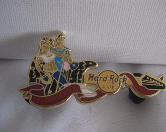 Hard Rock Cafe Happy Birthday Guitar Pin, Limited Edition (2.25")