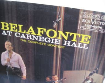 Harry Belafonte Returns to Carnegie Hall - 1960 OG Vintage Vinyl