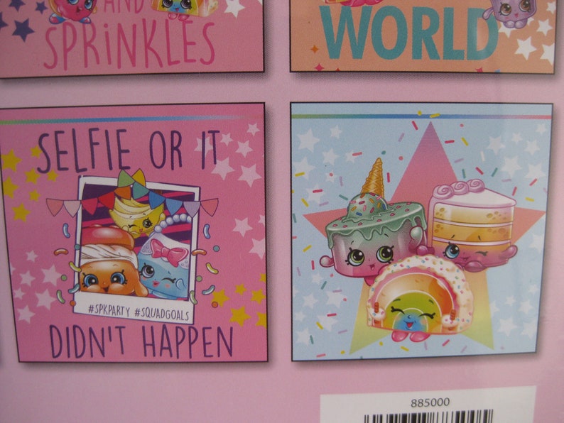 Shopkins Pictures Calendar unused. Frame to Decorate | Etsy