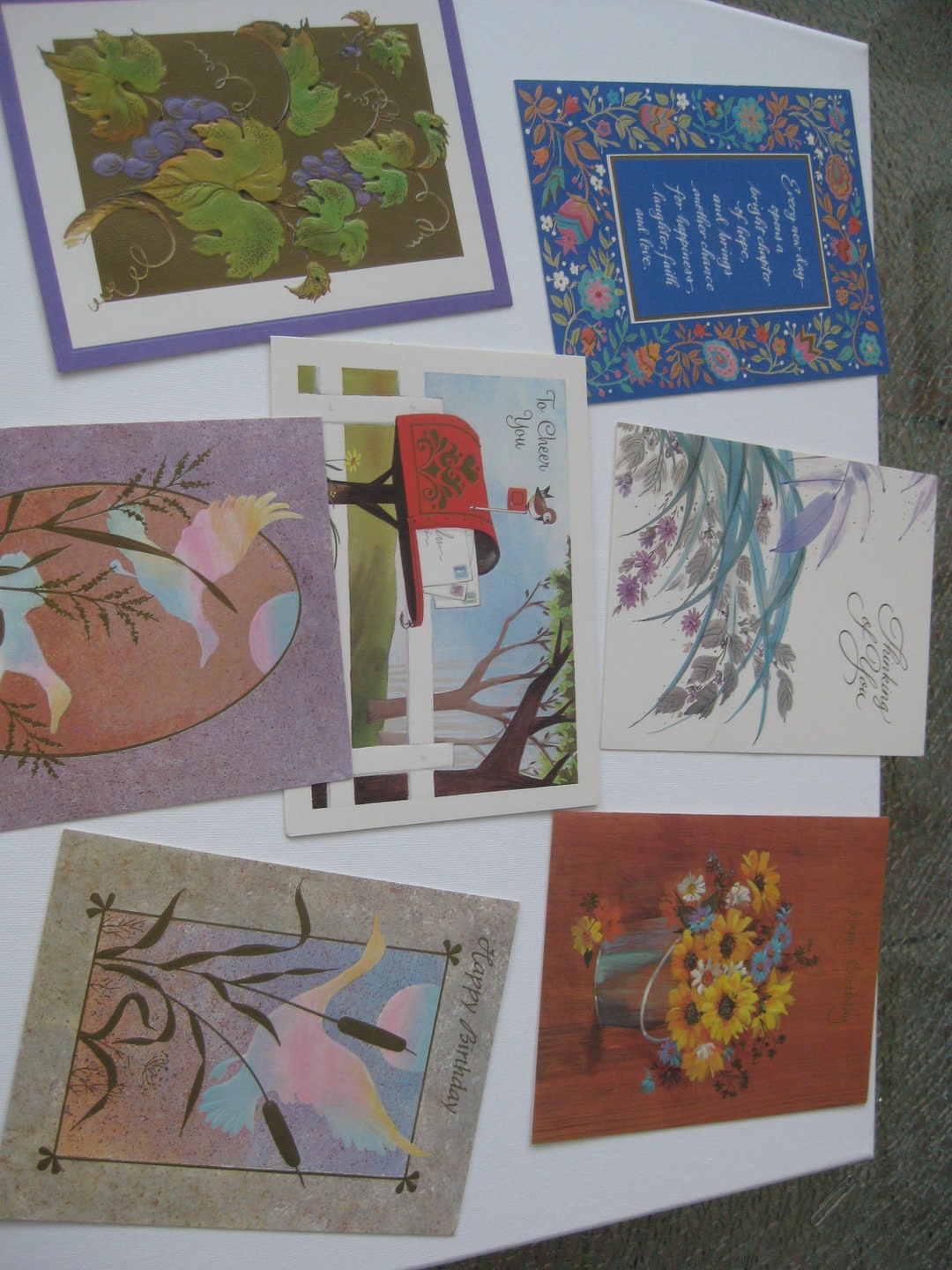 Vintage Greeting Cards Assortment of 10 Cards W Matching Envelopes ...