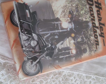 Harley Davidson vintage playing cards, 1999, in original factory seal. Collectible memorabilia.